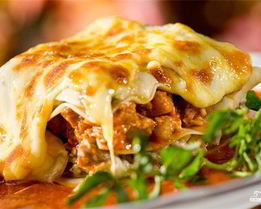 Лазанья из лаваша с фаршем