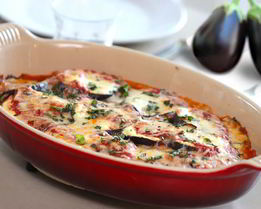 Лазанья с баклажанами