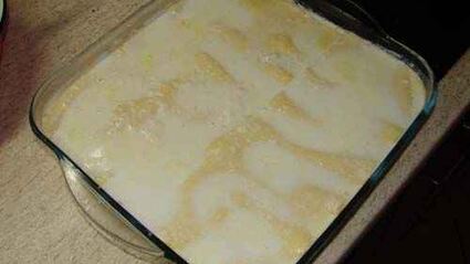 лазанья с фаршем и грибами