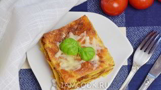 Лазанья с фаршем в духовке