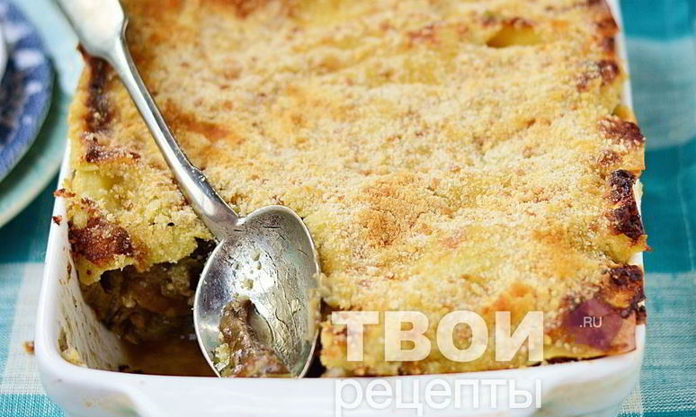 Рецепт лазаний с курицей и грибами