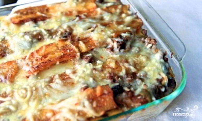 Рецепт лазаний с мясным фаршем