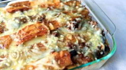 лазанья с мясным фаршем