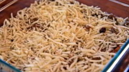 лазанья с мясным фаршем