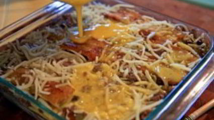 лазанья с мясным фаршем