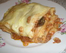 Лазанья с мясом Нежность