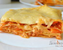 Лазанья с мясом