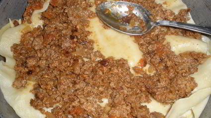 лазанья с соусом бешамель