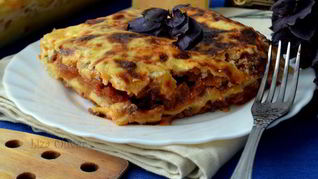Лазанья с телятиной и сыром Джюгас
