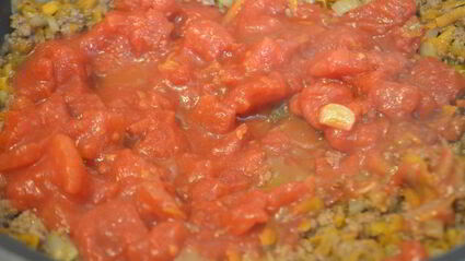 лазанья с телятиной и сыром джюгас