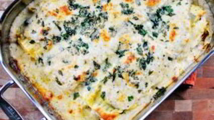 лазанья с творогом и сыром