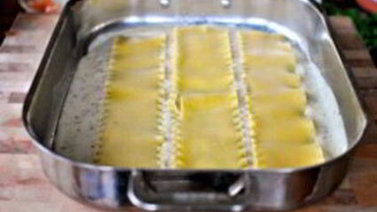 лазанья с творогом и сыром