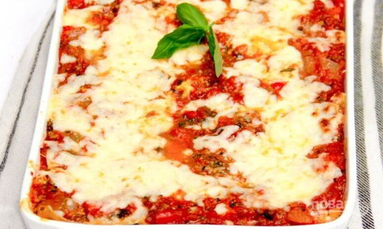 Рецепт лазаний с запеченными овощами
