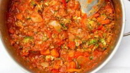 лазанья с запеченными овощами