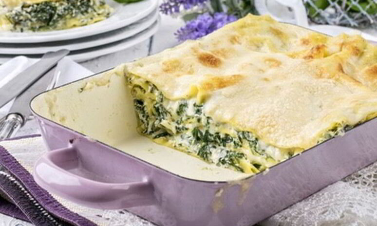 Рецепт лазаний со шпинатом и соусом бешамель