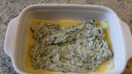 лазанья со шпинатом и сыром