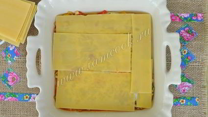 лазанья вегетарианская