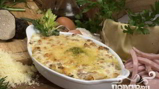 Лазанья Vincisgrassi alla marchigiana