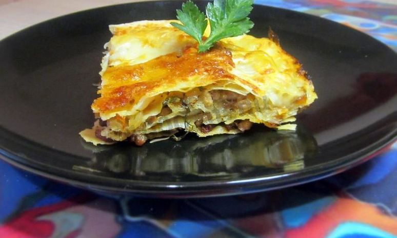 Рецепт ленивой лазанья с лавашом