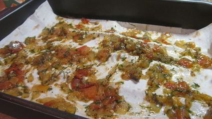 ленивая лазанья с лавашом