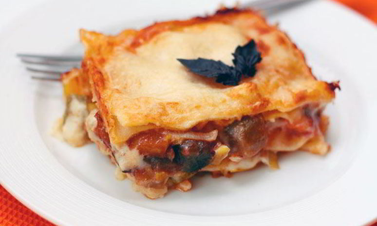 Рецепт овощной лазанья