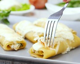 Рецепт каннеллонь из листов для лазаньи