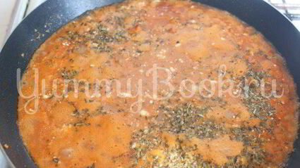 каннеллони с фаршем в томатном соусе