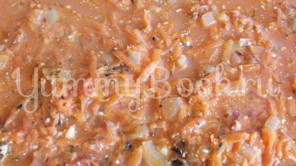 каннеллони с фаршем в томатном соусе