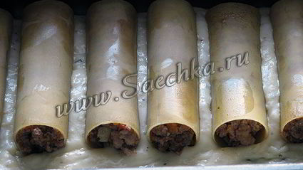 каннеллони с фаршем