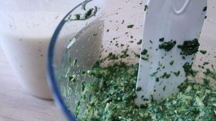 каннеллони с песто из шпината