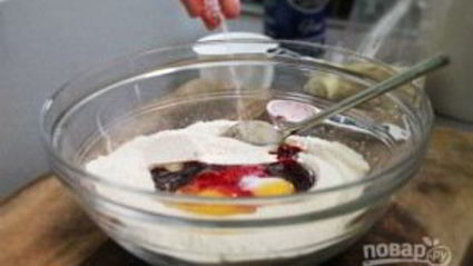 красные макароны