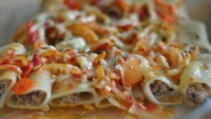 макароны фаршированные в духовке