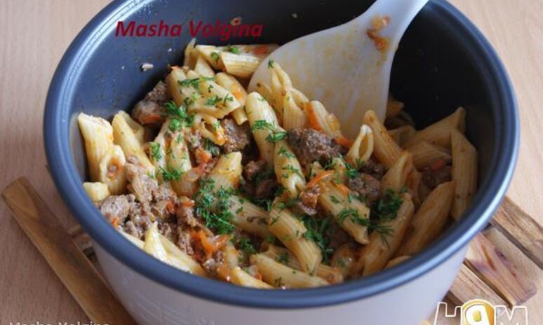 Рецепт макарон по-флотски в мультиварке