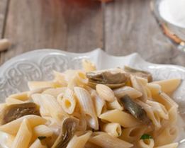Макароны с артишоками