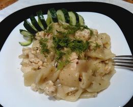 Макароны с фаршем в мультиварке