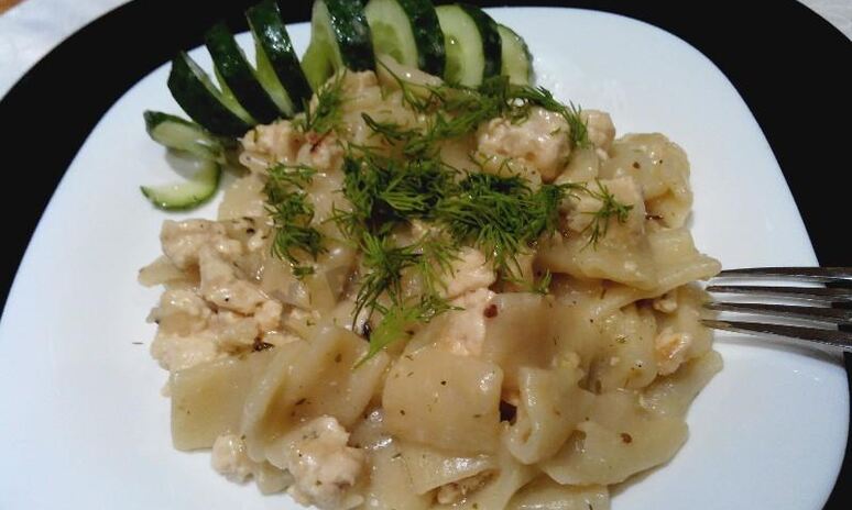 Рецепт макарон с фаршем в мультиварке