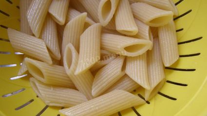 макароны с креветками в сливочном соусе