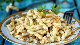 Макароны с сердцем