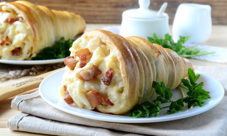 Рецепт макарон с сыром в рожке