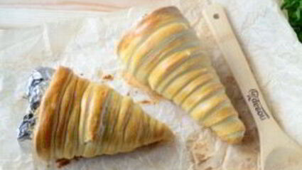 макароны с сыром в рожке