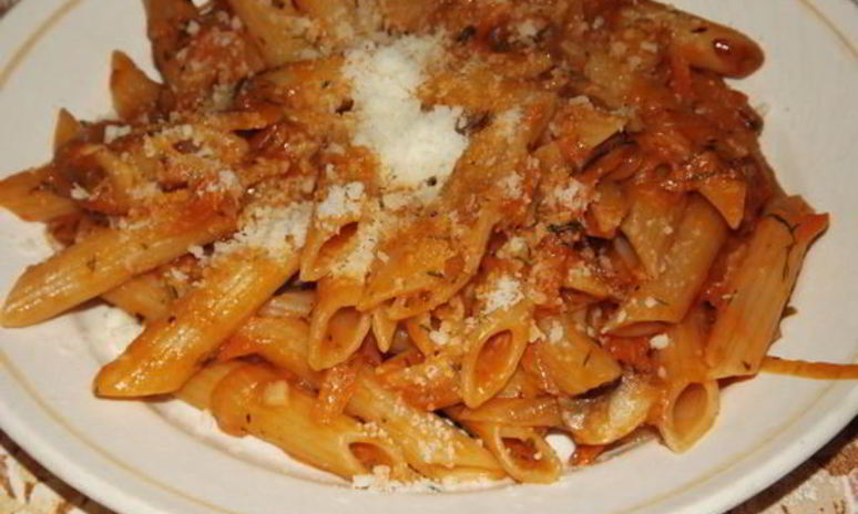 Рецепт макарон с тунцом