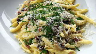 Макароны с ветчиной