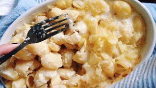 Макароны в сливочном соусе