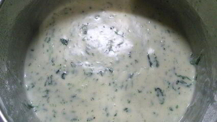 паккери, фаршированные под соусом бешамель со шпинатом