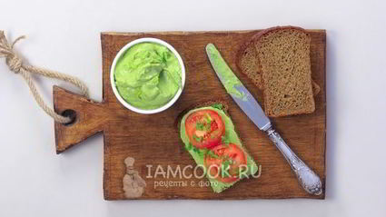 паста из авокадо