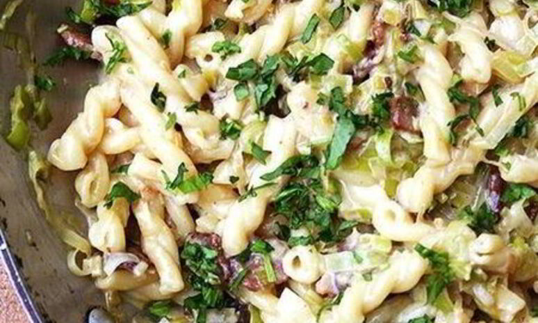 Рецепт пасты карбонара с цукини