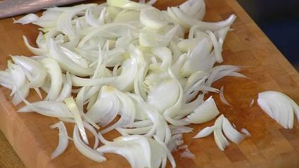 паста по-турецки с фетой и кефиром