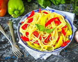 Паста с болгарским перцем