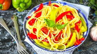 Паста с болгарским перцем
