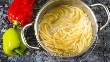 паста с болгарским перцем